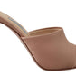 Prada Calzature Leather Stilettos Heels Sandals Women's Shoes