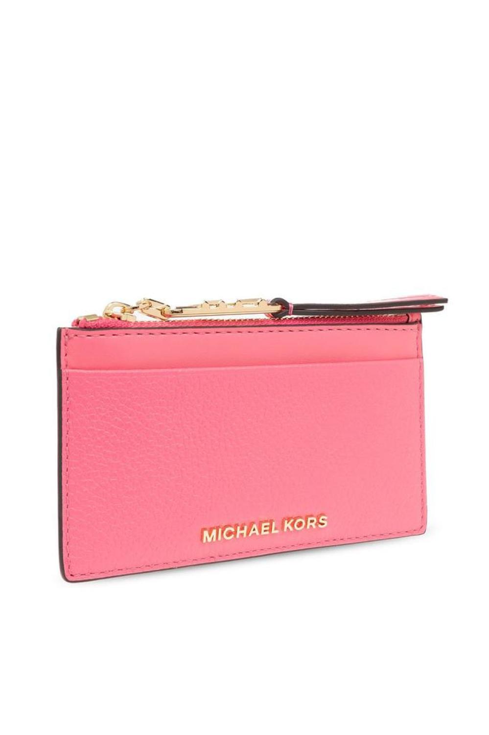 Michael Michael Kors Logo Lettering Zipped Wallet