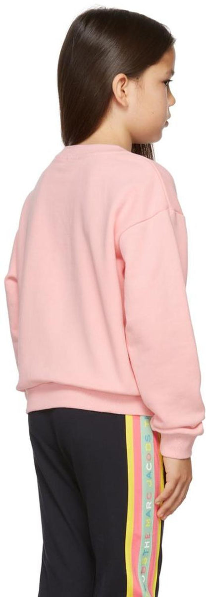 Kids Pink Logo Sweatshirt