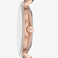 Pyper Logo and Rose Gold-Tone Watch and Bracelet Set