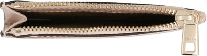 Furla Logo Plaque Zip-Up Card Holder