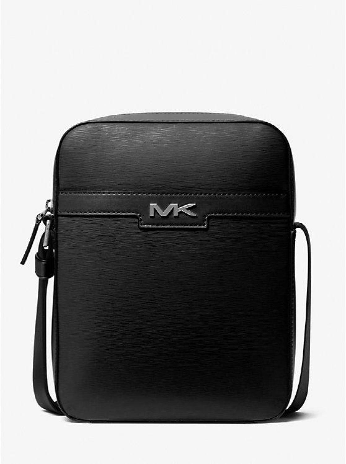 Cooper Textured Faux Leather Flight Bag