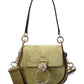 Chloé Tess Small Leather & Suede Shoulder Bag