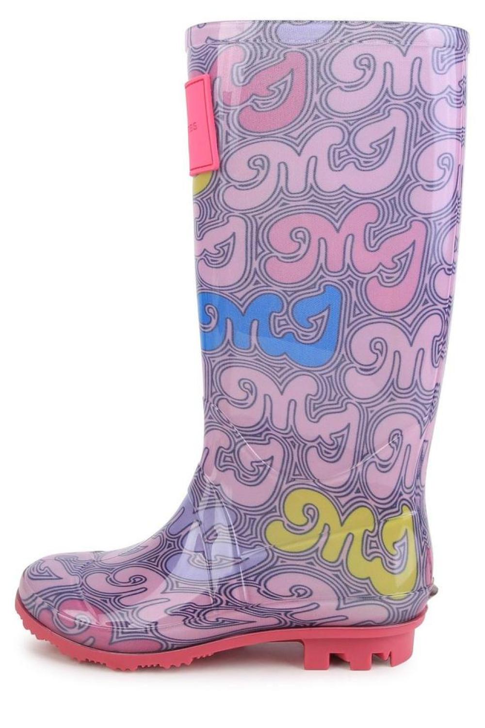 The Marc Jacobs Kids Logo Patch Wellies