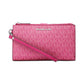Logo Jet Set Double-Zip Wristlet
