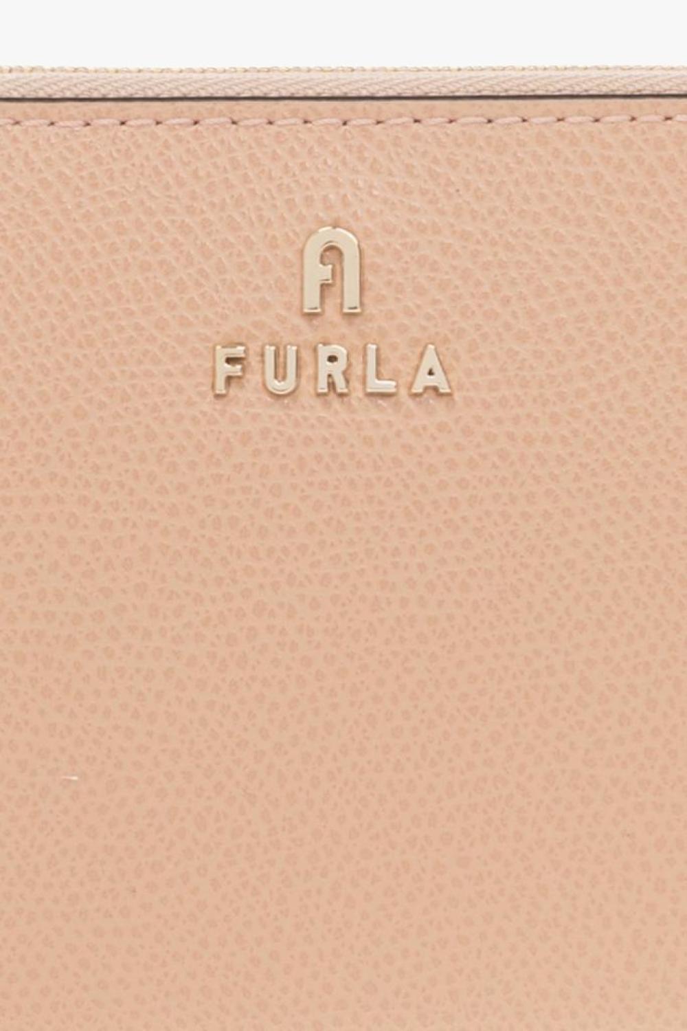 Furla Logo Plaque Zipped Continental Wallet