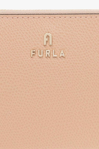 Furla Logo Plaque Zipped Continental Wallet