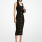 Ribbed Stretch Knit Midi Dress