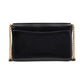 Morgan Bedazzled Bow Patent Leather Flap Chain Wallet
