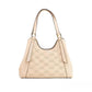 Michael Kors Arlo Large Buff Pebble Leather Zip Shoulder Bag Satchel Women's Purse