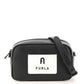 Furla Iris Zipped Logo Patch Mini Crossbody Bag