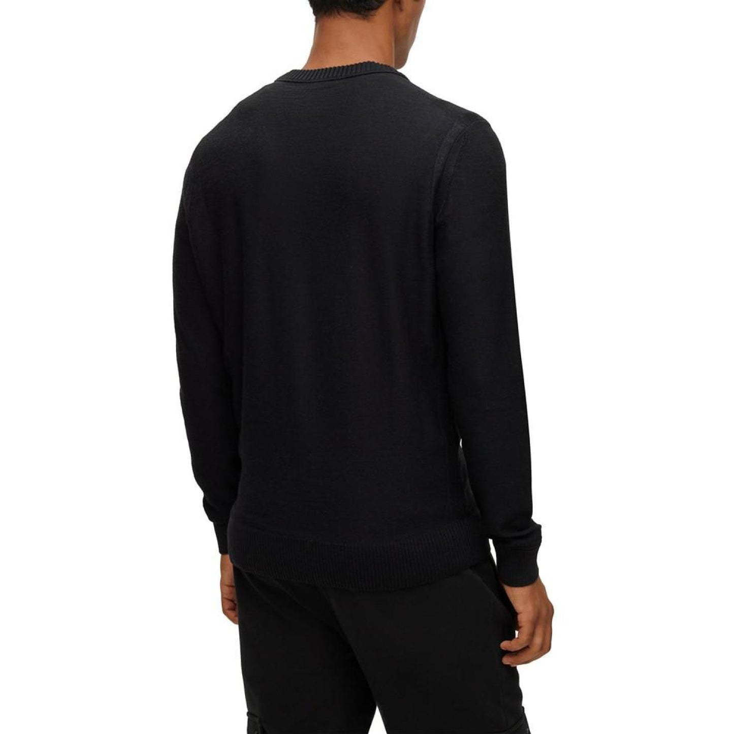Men's Logo Detail Regular-Fit Sweater