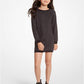 Metallic Logo Knit Dress