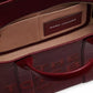 Small Leather Traveler Tote Bag