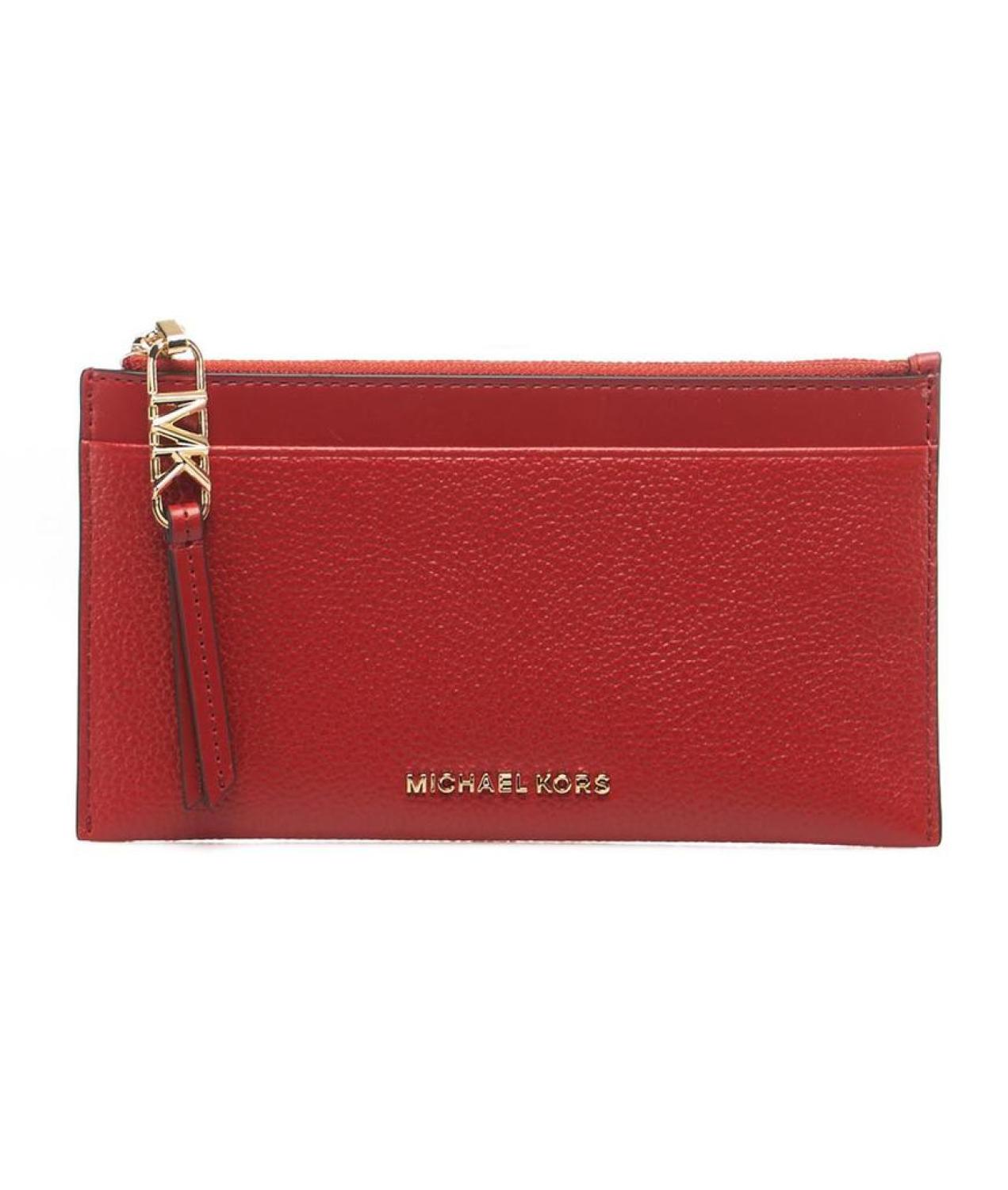 Michael Michael Kors Logo Plaque Zipped Wallet