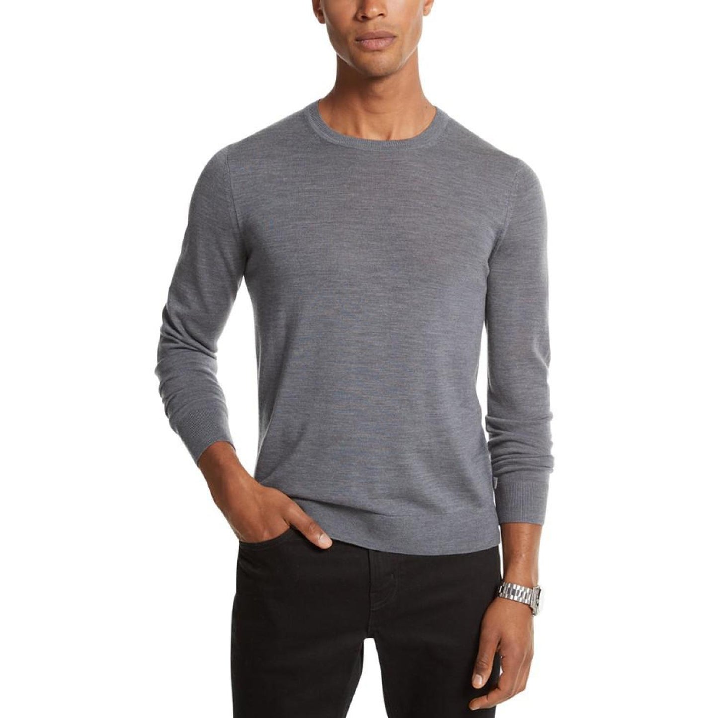 Men's Merino Wool Crewneck Sweater