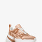 Nick Metallic Leather Trainer