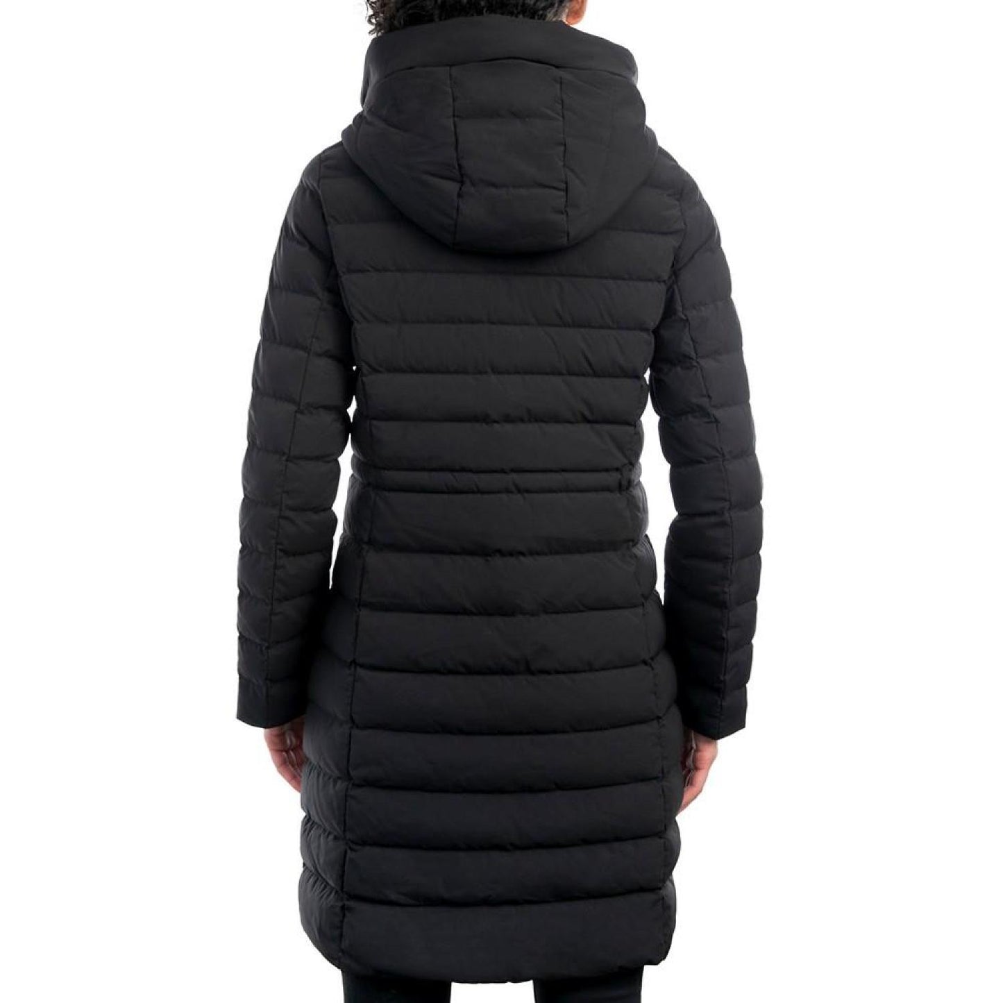 Women's Anorak Hooded Faux-Leather-Trim Down Packable Puffer Coat, Created for Macy's