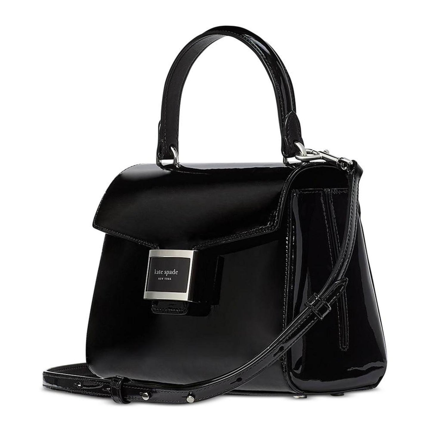 Katy Patent Leather Small Top Handle