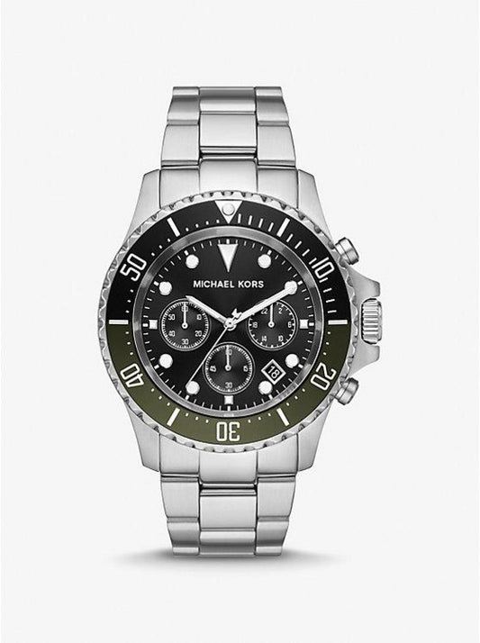 Oversized Everest Silver-Tone Watch