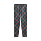 Patchwork Plaid Stretch Jersey Leggings (Big Kids)