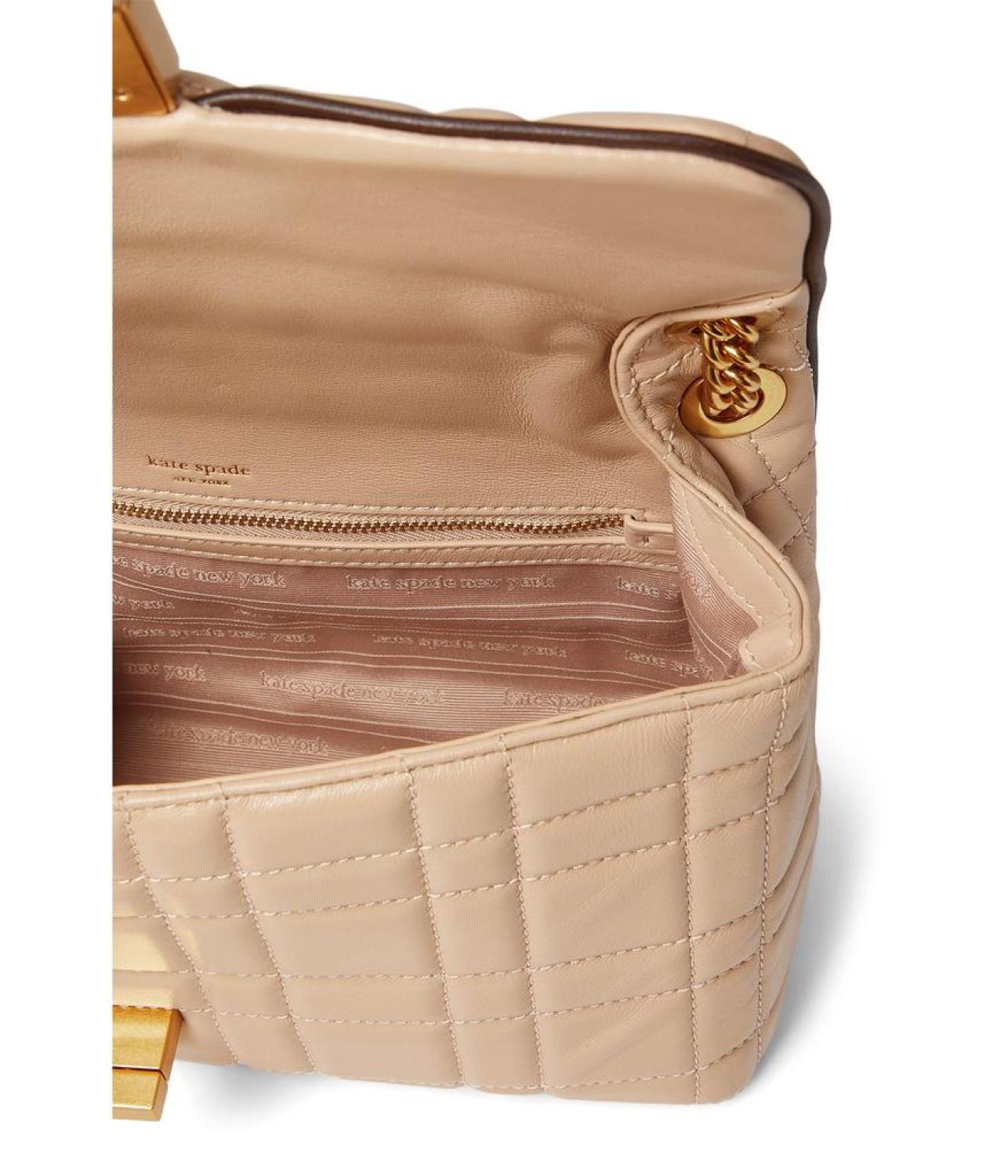 Evelyn Quilted Leather Medium Convertible Shoulder Bag