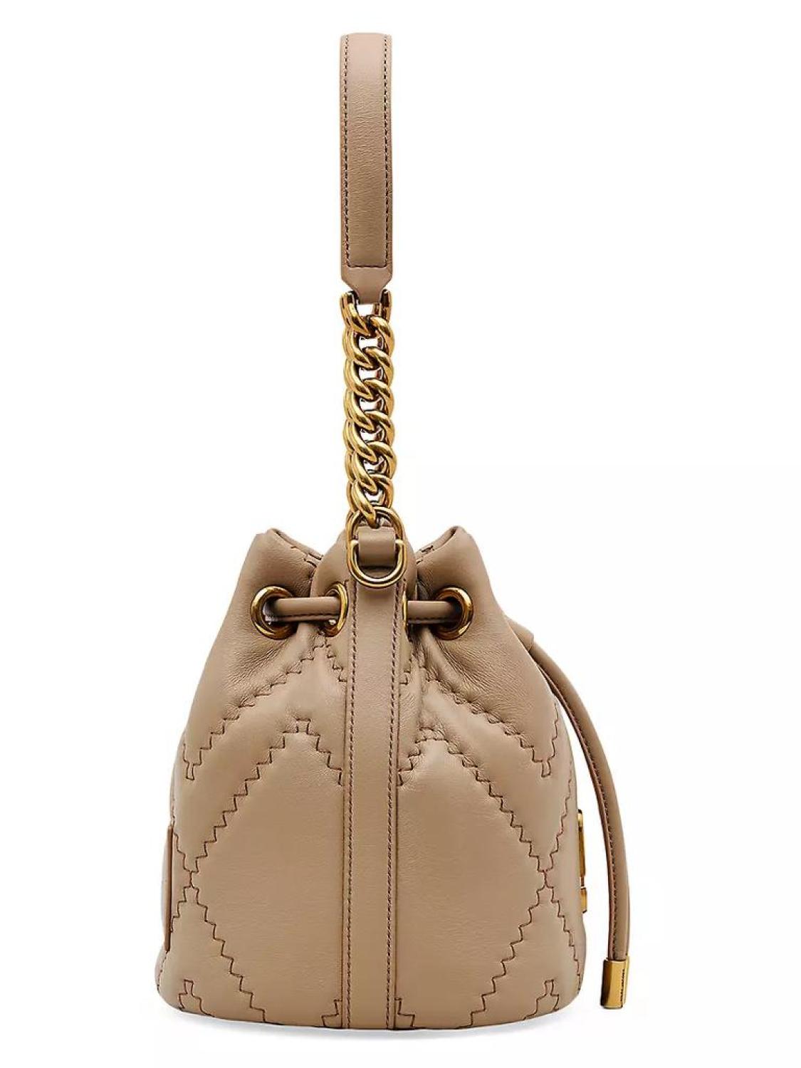 The Quilted Leather Bucket Bag