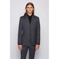 Regular-fit jacket in wool serge with AMF stitching
