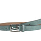 Gucci Men's   Fabric Leather Belt Buckle