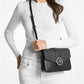Carmen Medium Crocodile Embossed Convertible Shoulder Bag