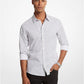 Stretch Cotton Logo Shirt