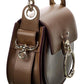 Chloé Tess Small Leather & Suede Shoulder Bag
