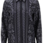 Versace barocco shirt in crepe de chine