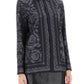 Versace barocco shirt in crepe de chine