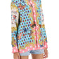 Versace shirt in printed silk