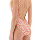 Versace versace allover one-piece swimwear