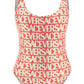 Versace versace allover one-piece swimwear