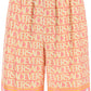 Versace versace allover silk shorts