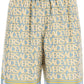 Versace versace allover silk shorts