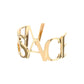 Versace stiff logoed bracelet