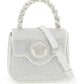 Versace la medusa handbag with crystals