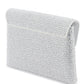 Versace la medusa envelope clutch with crystals