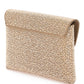 Versace la medusa envelope clutch with crystals