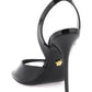 Versace 'safety pin' patent leather sandals