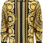 Versace barocco print silk shirt