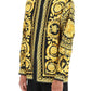 Versace barocco print silk shirt