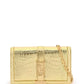 Versace croco-embossed leather greca goddes crossbody bag