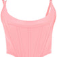 Versace monogram corset top