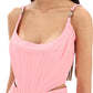 Versace monogram corset top