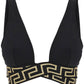 Versace bikini top with greca bands